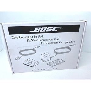 Bose Wave Connect Kit For IPod 315527-0010 W/Remote For Bose Acoustic Wave NEW